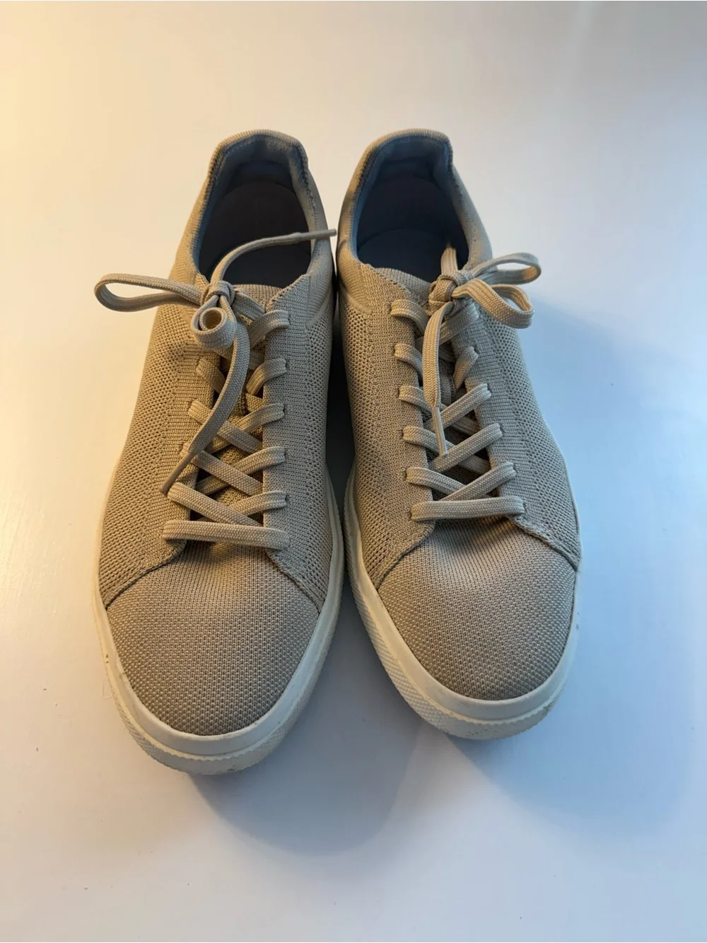 Worn Once Rothy's Beige Knit Low-Top Sneakers